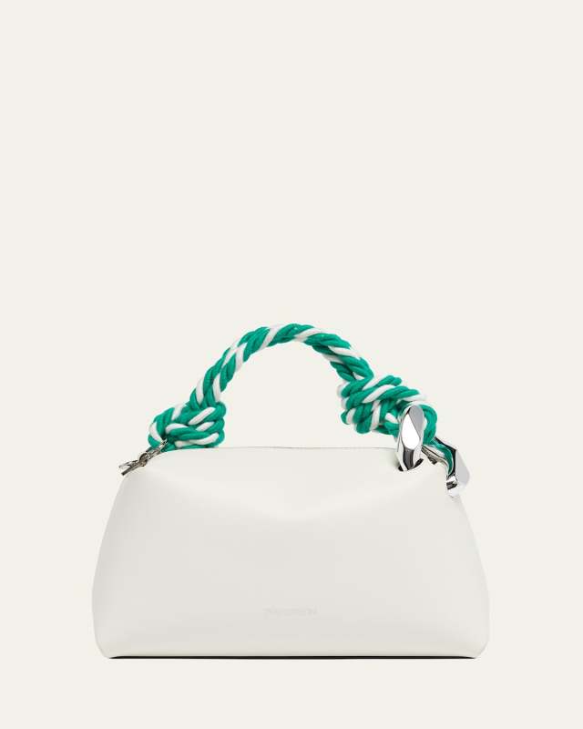 Corner Smooth Leather Shoulder Bag