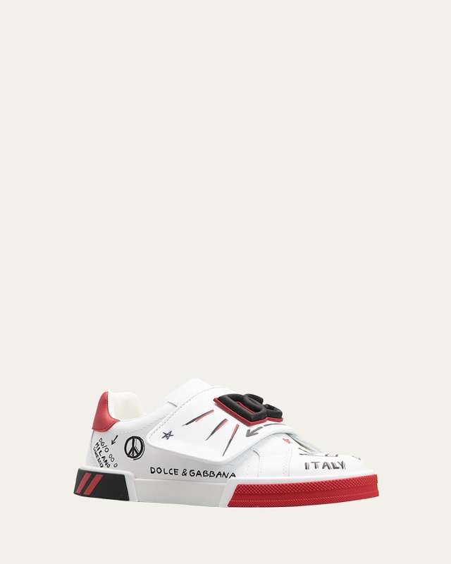 Kid's DG Graffiti Logo Low-Top Sneakers, Toddler/Kids