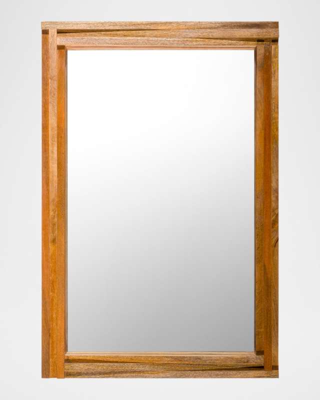 Auckland Brown Mango Wood Frame Mirror