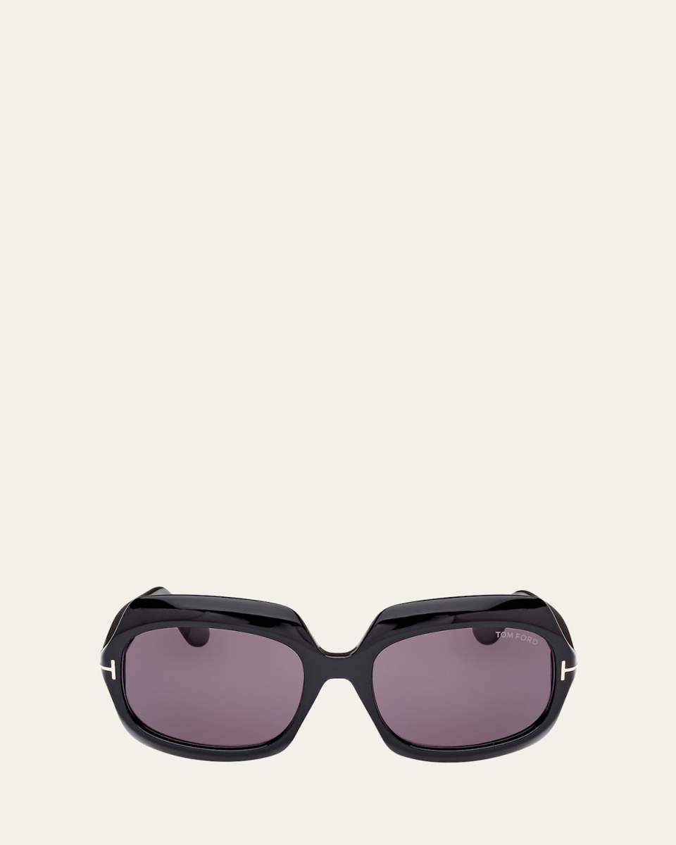 Ren Acetate Round Sunglasses