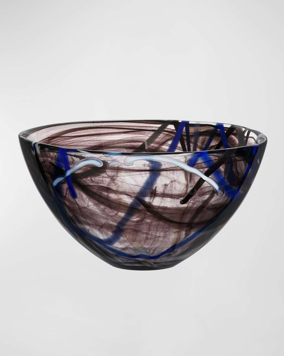 Contrast Black Bowl, Medium