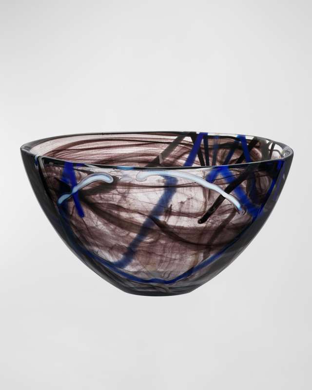 Contrast Black Bowl, Medium