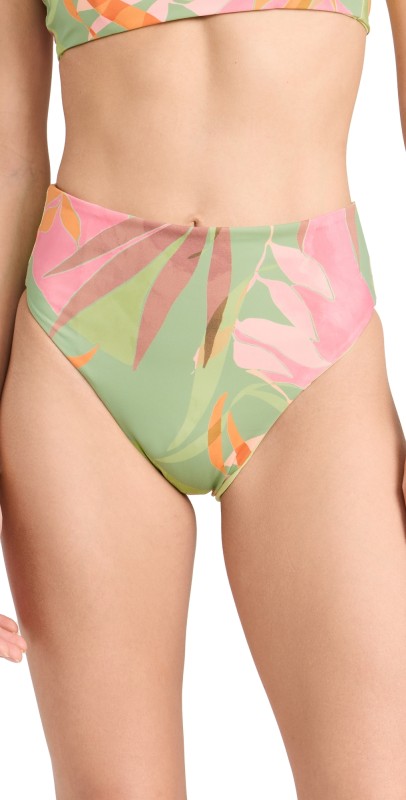 Nomads Current Bikini Bottoms II Birds Of Paradise Print