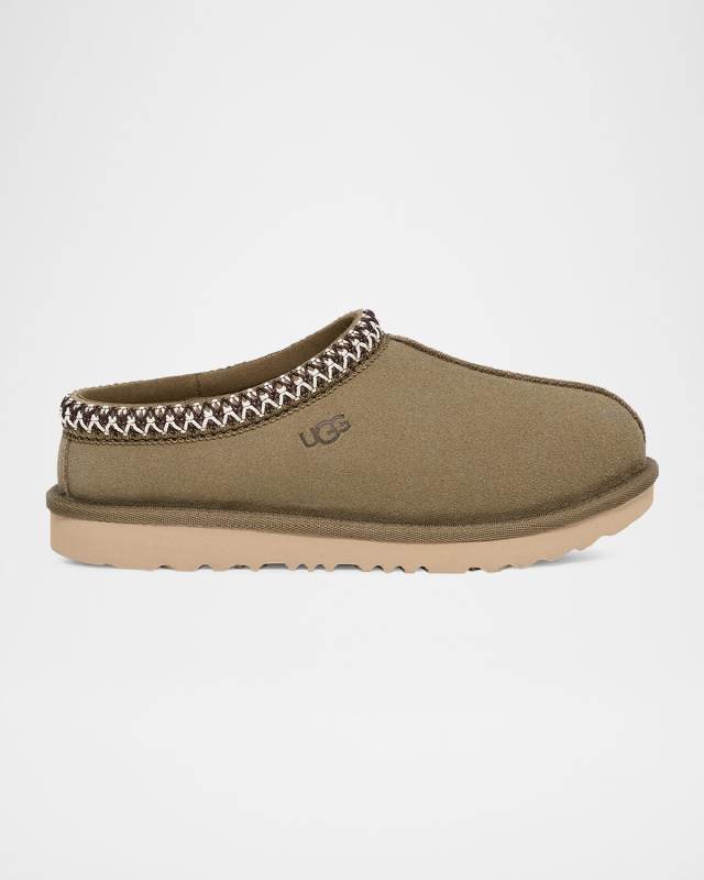 Girl's Tasman II Suede Mules, Kids