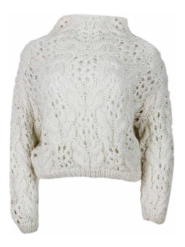 Antonelli Firenze Pull Col Rond - Crème