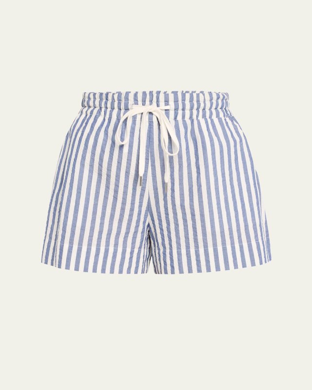 Tijana Stripe Drawstring Shorts