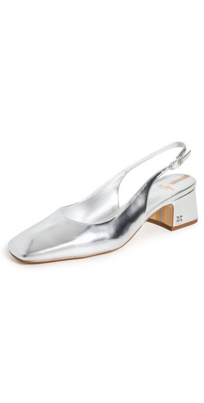 Sam Edelman Terra Heels Silver