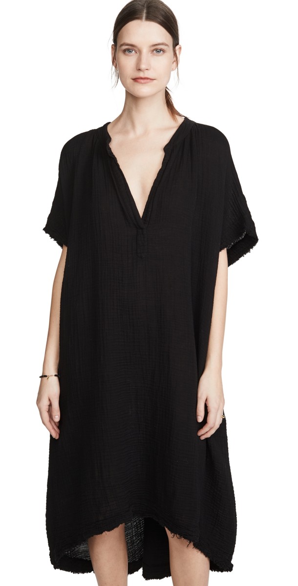 9seed Tunisia Cover Up Black