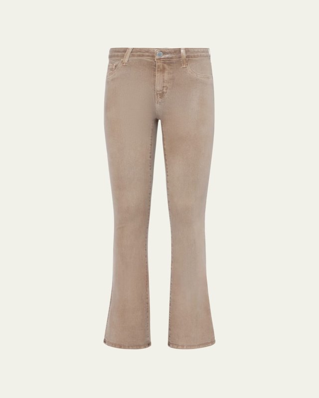 Selma High-Rise Coated Sleek Baby Boot Jeans