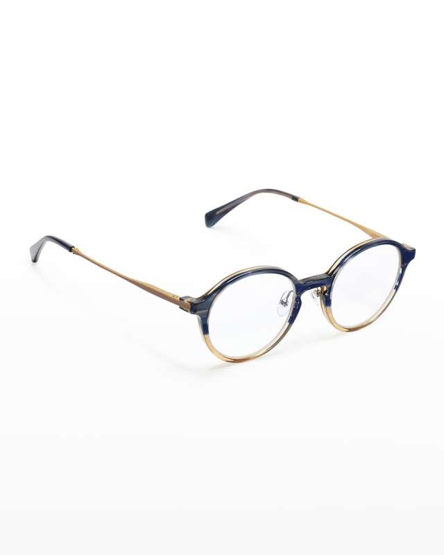 User Friendly Round Acetate Reader Glasses