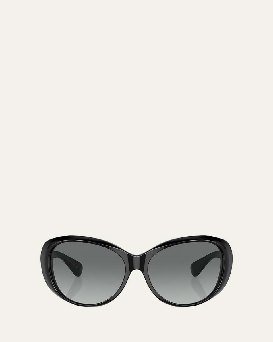 Maridan Gradient Acetate & Plastic Round Sunglasses