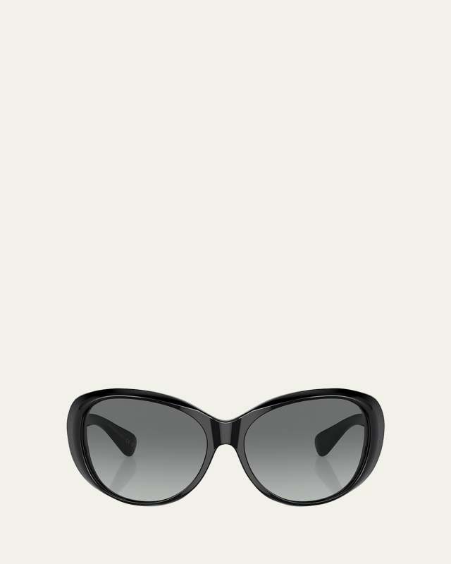 Maridan Gradient Acetate & Plastic Round Sunglasses