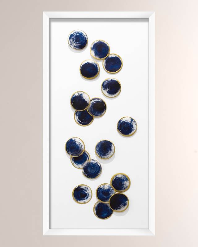 "Blue Capiz Cascade 1" Giclee Print