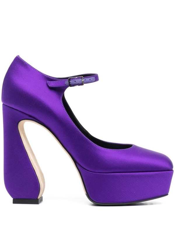 platform 130mm Mary Jane pumps
