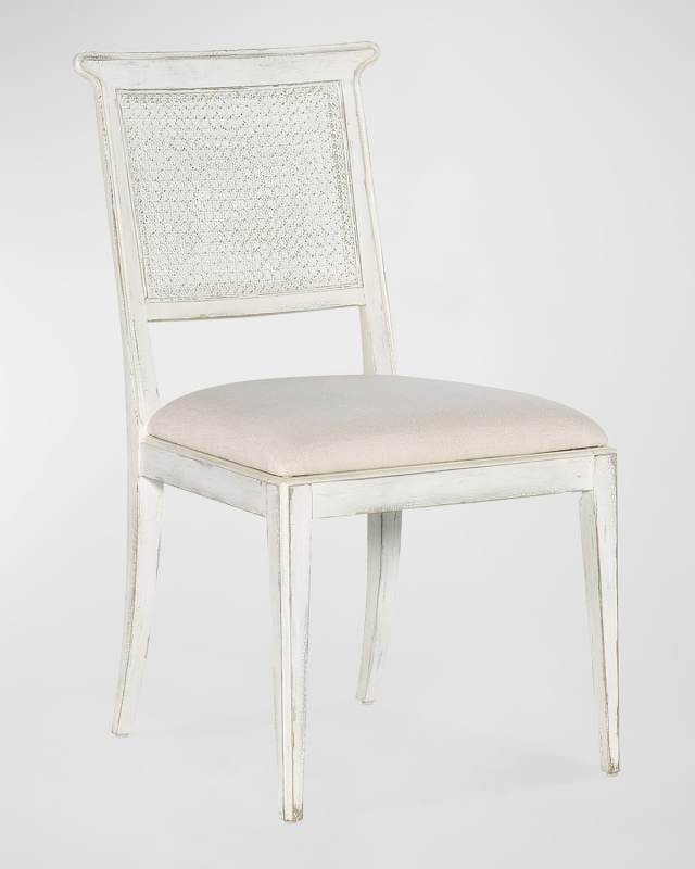 Charleston Cane Dining Side Chairs, Set of 2