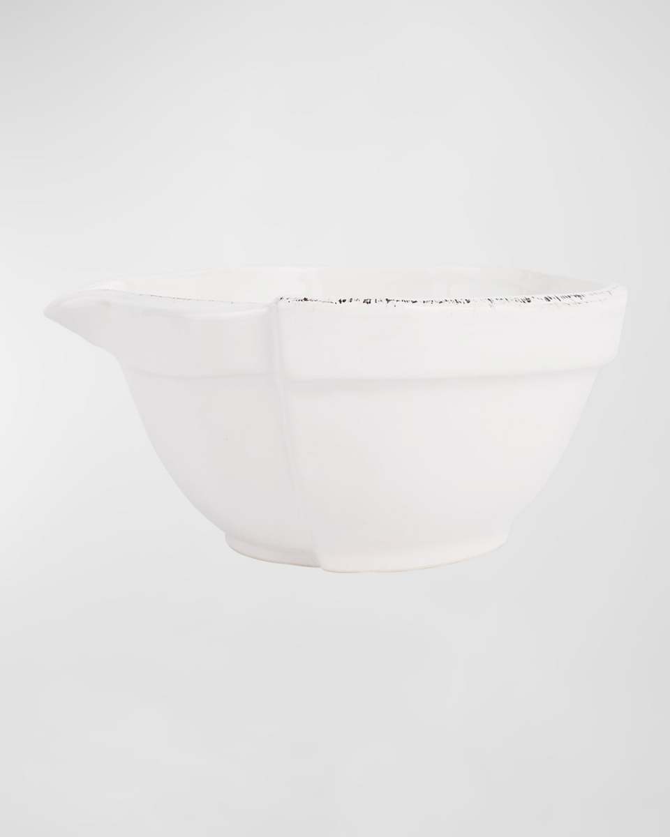 Lastra White Mixing Bowl, Small