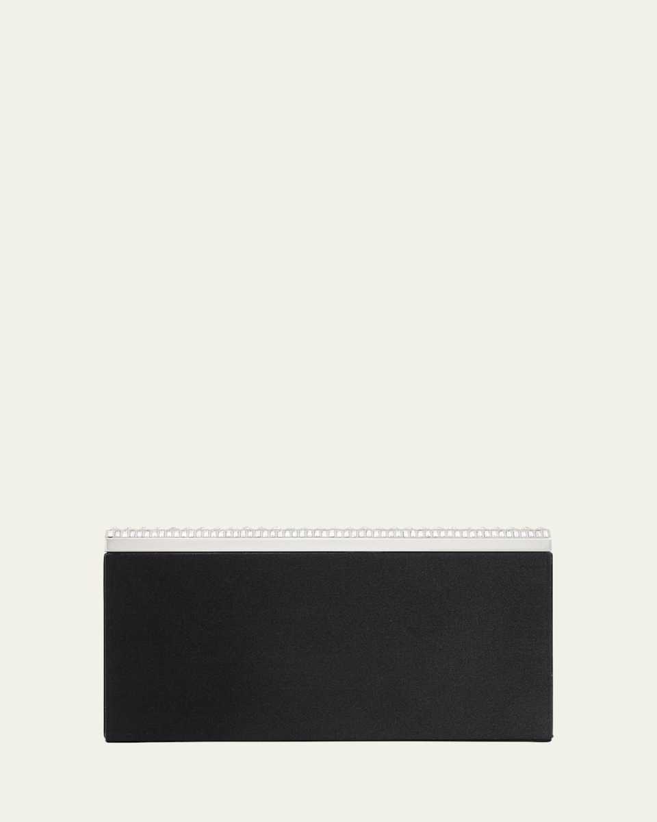 Grace Soft Case Clutch With Removable Jewel Baguette Shoulder Chain