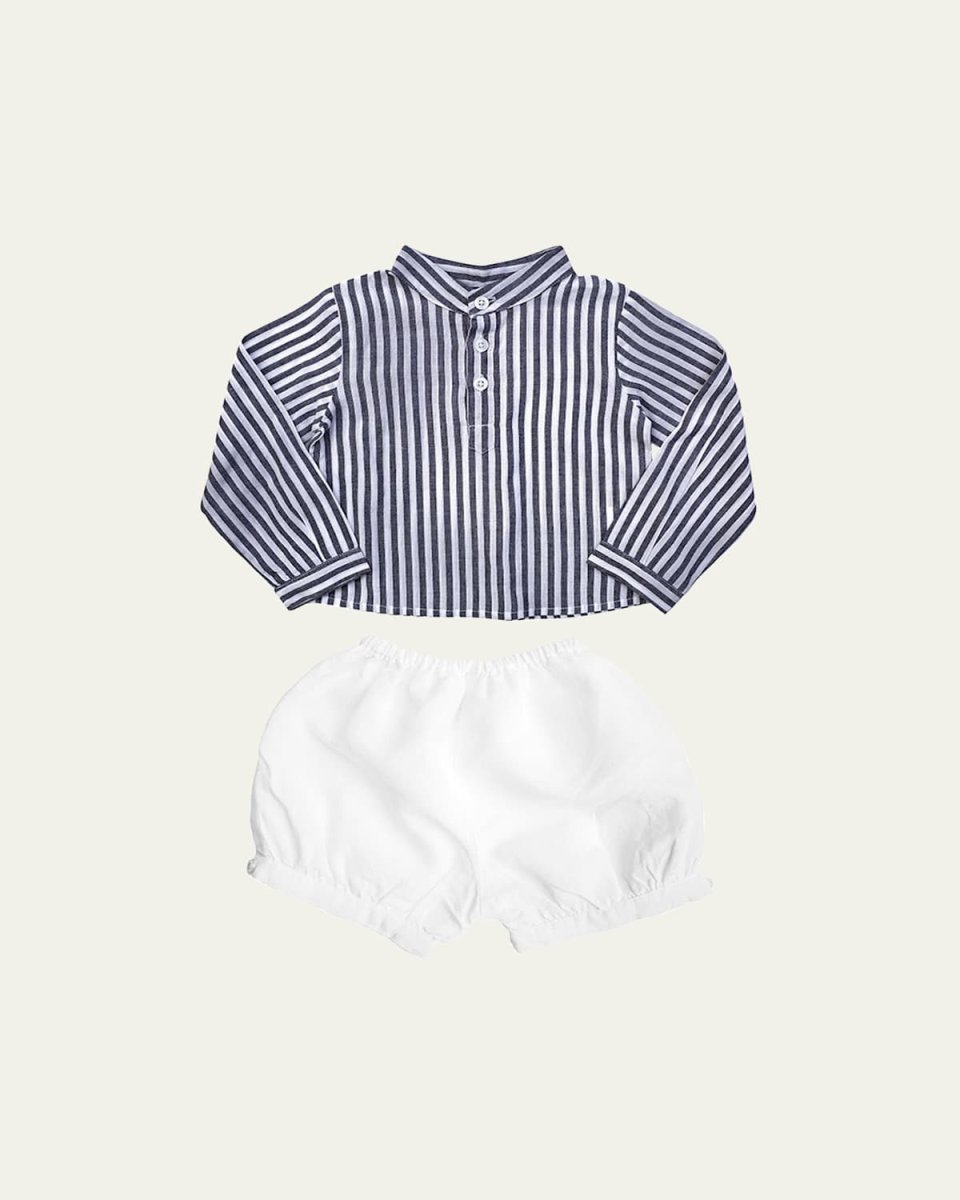 Boy's French Collar Shir