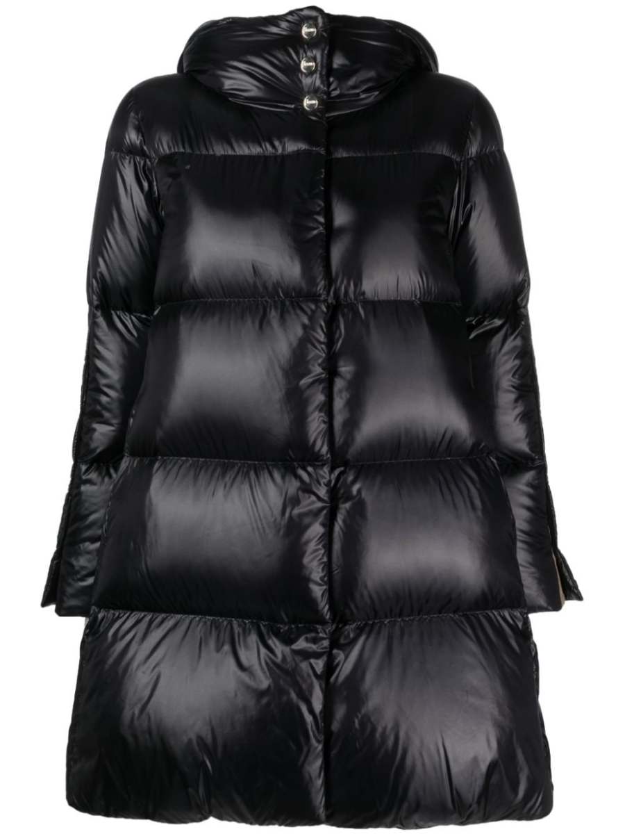 padded down open-sides jacket