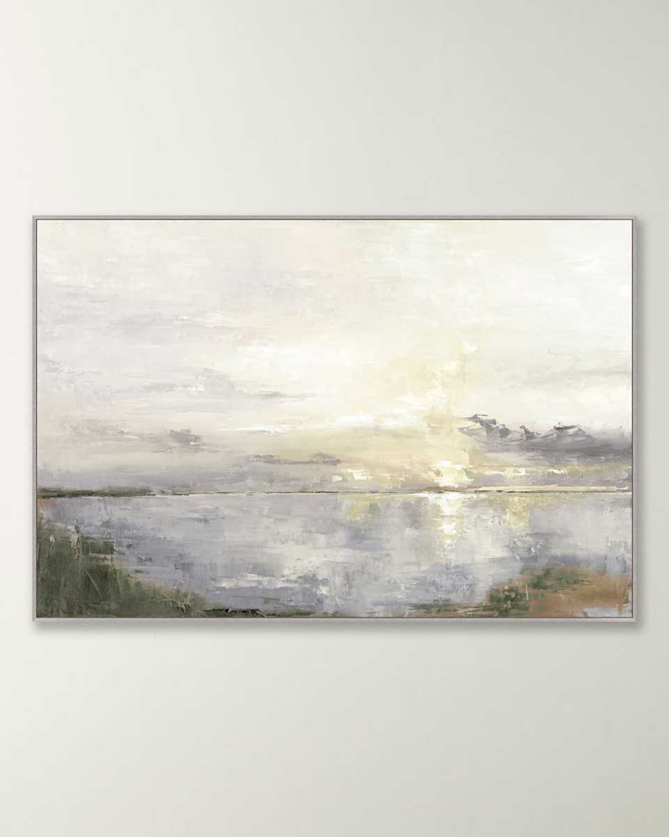 "A Sunset Facing South" Framed Giclee