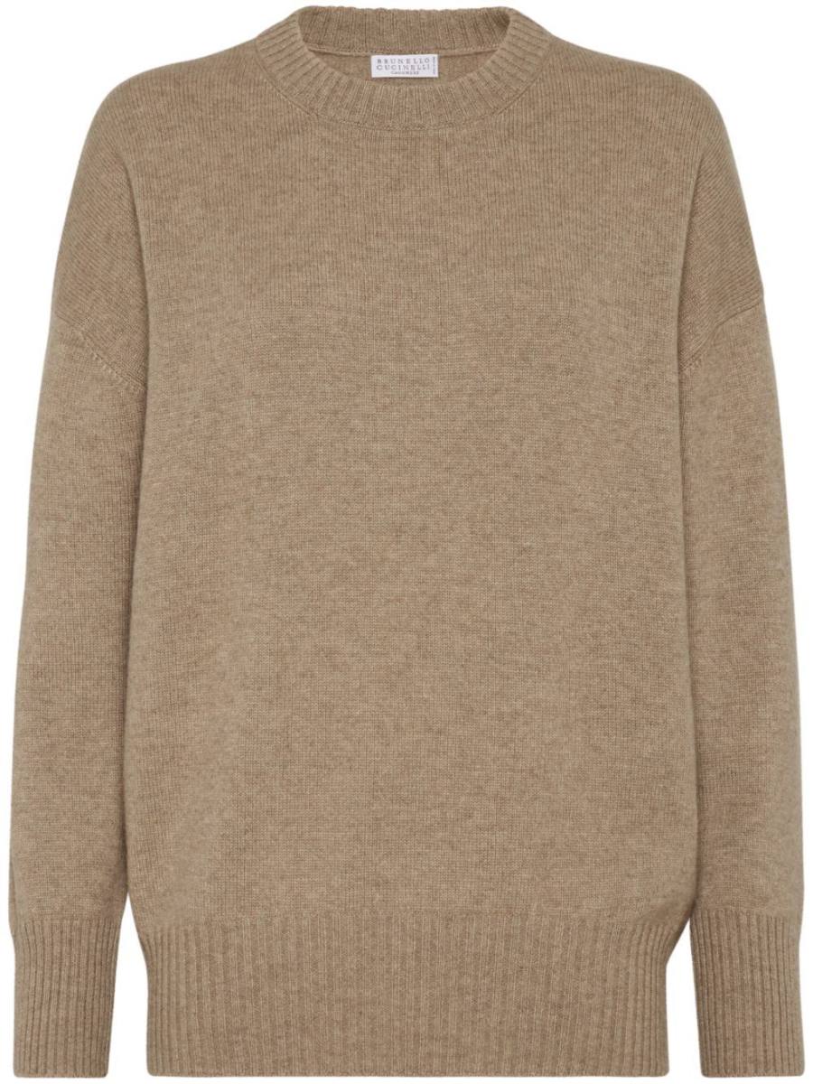 crew-neck cashmere jumper