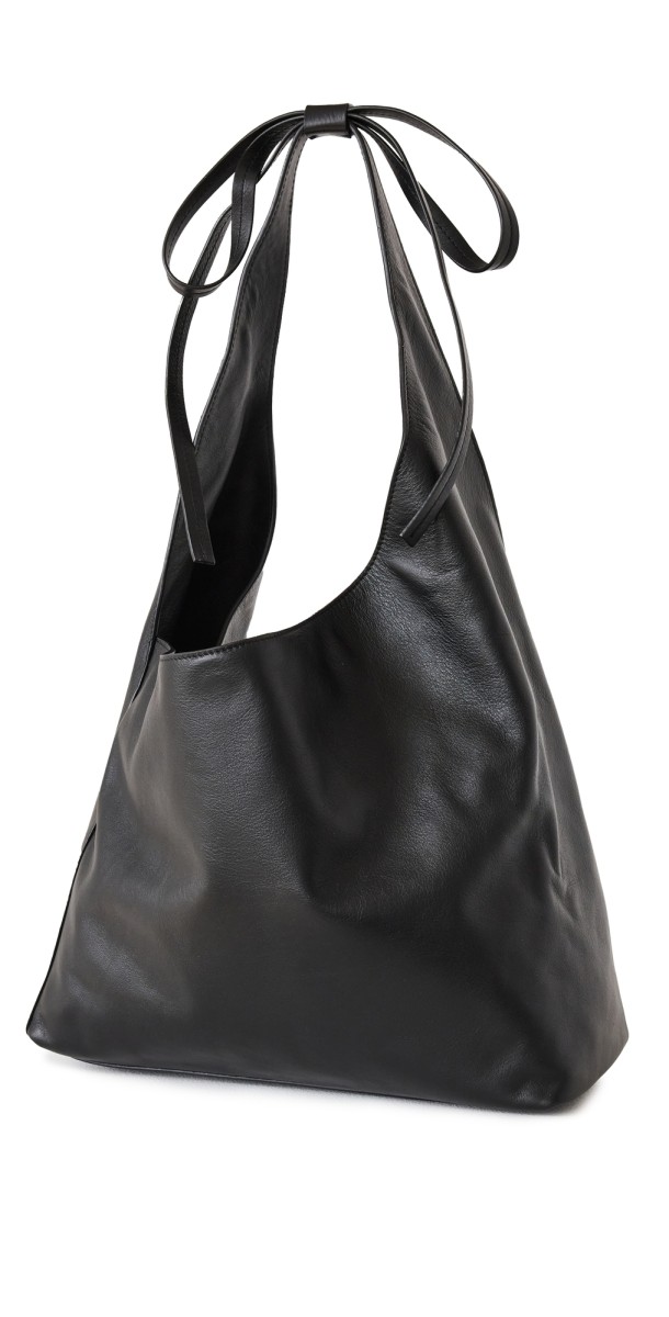 Reformation Medium Vittoria Bag Black Leather