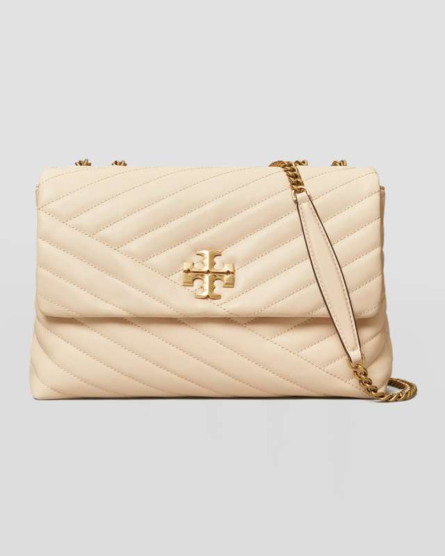 Kira Chevron-Quilted Convertible Shoulder Bag
