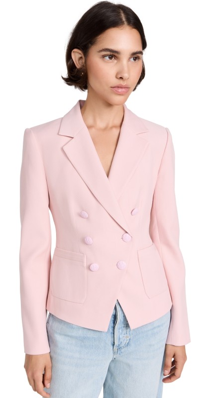 LoveShackFancy Duvel Jacket Pale Rose