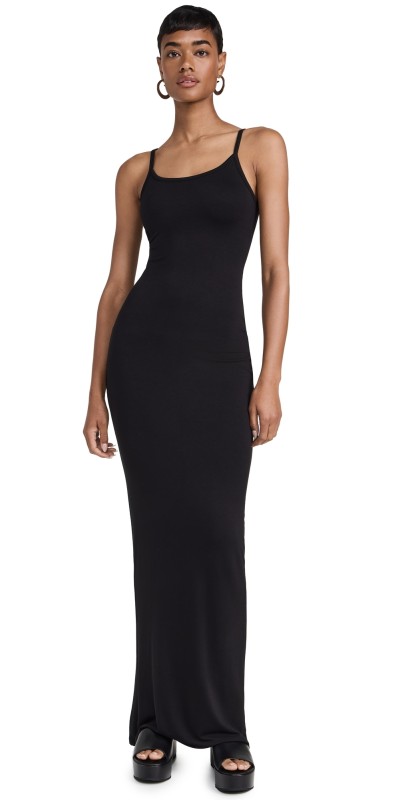 AFRM Ashlyn Tank Ankle Length Dress Noir