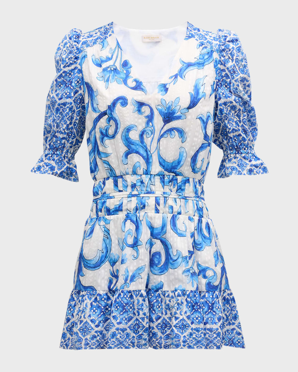 Susan V-Neck Mini Dress