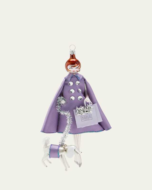Shopping Fashionista Christmas Ornament