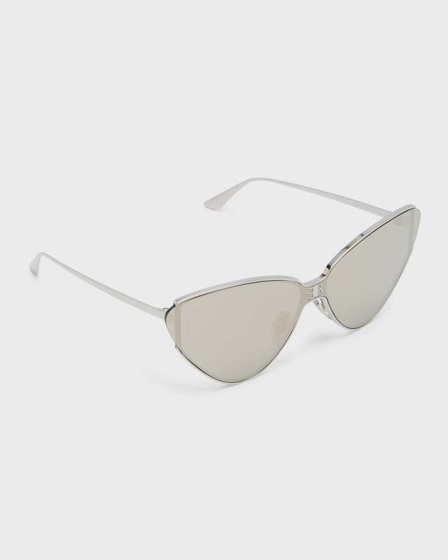 Logo Metal Cat-Eye Sunglasses