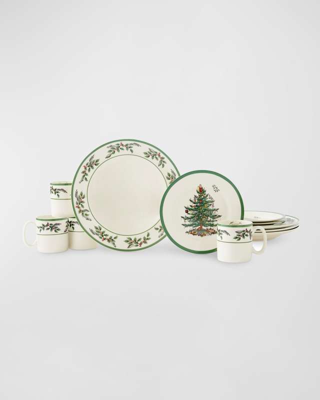 Holly 12-Piece Dinnerware Set