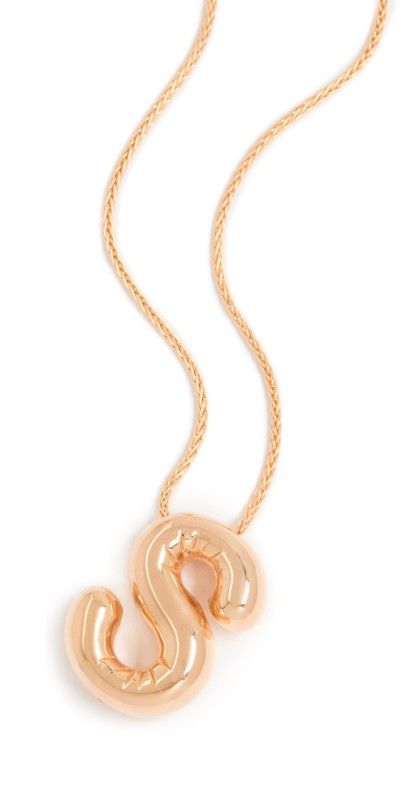 Maison Irem Balloon Initial Letter Necklace L