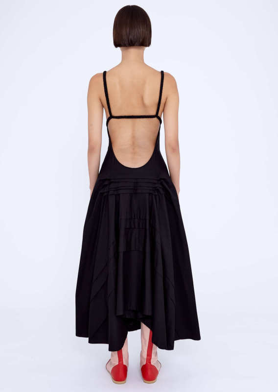 Molly Goddard Raya Dress Black