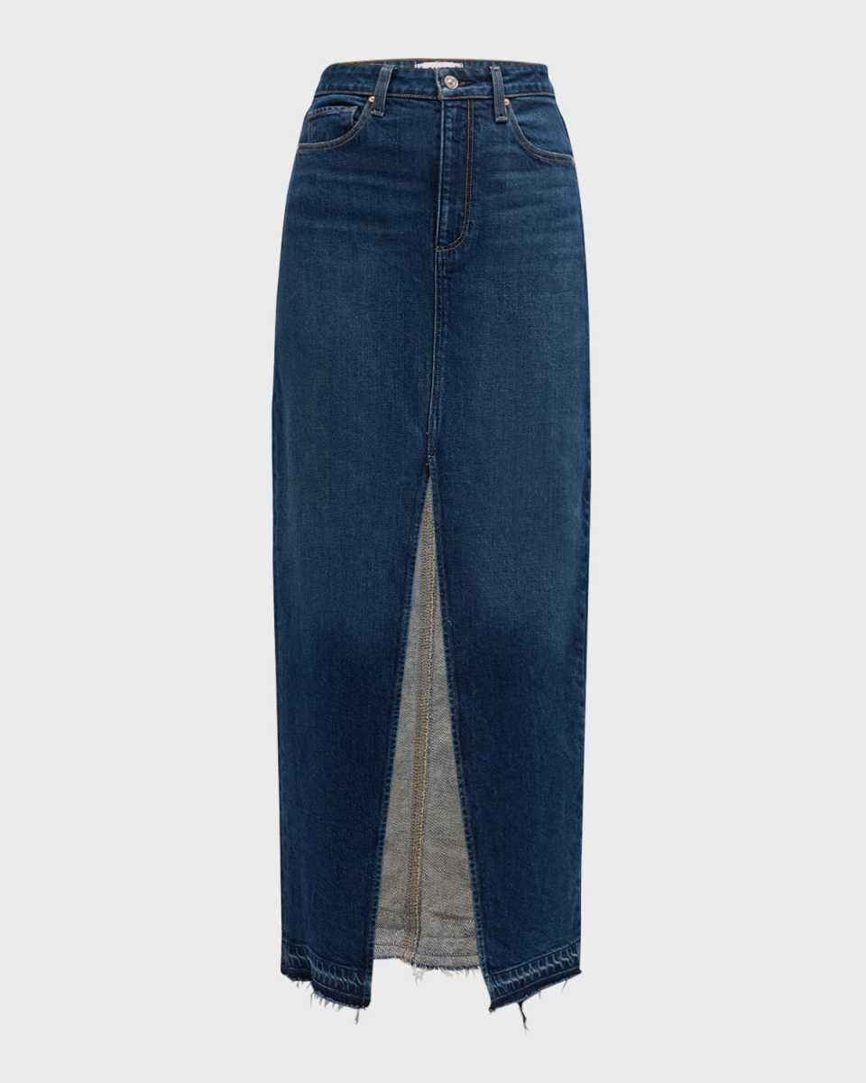 Angela Denim Maxi Skirt