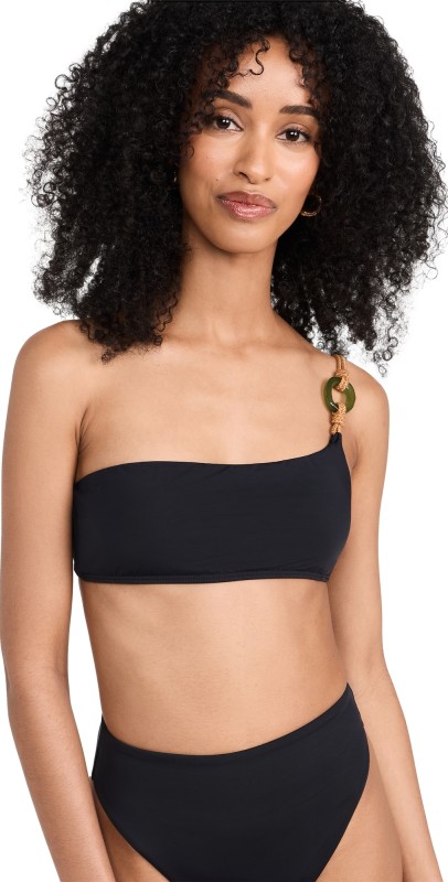 ViX Paula Hermanny Solid Tuane Top Black