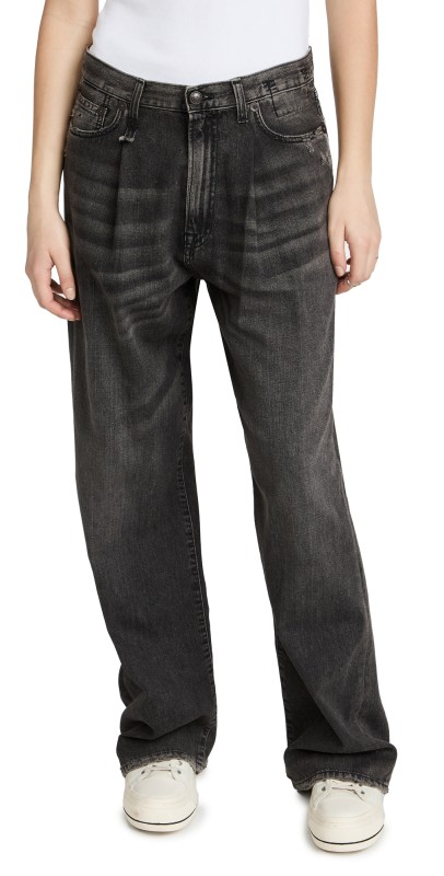 R13 Damon Pleated Wide Leg Ellery Black