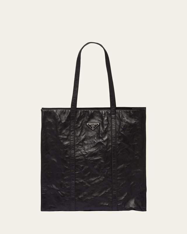 Small Antique Nappa Leather Tote Bag