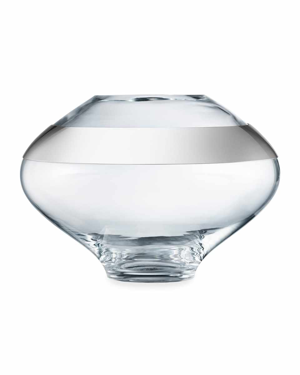 Duo Round Large Glass Vase