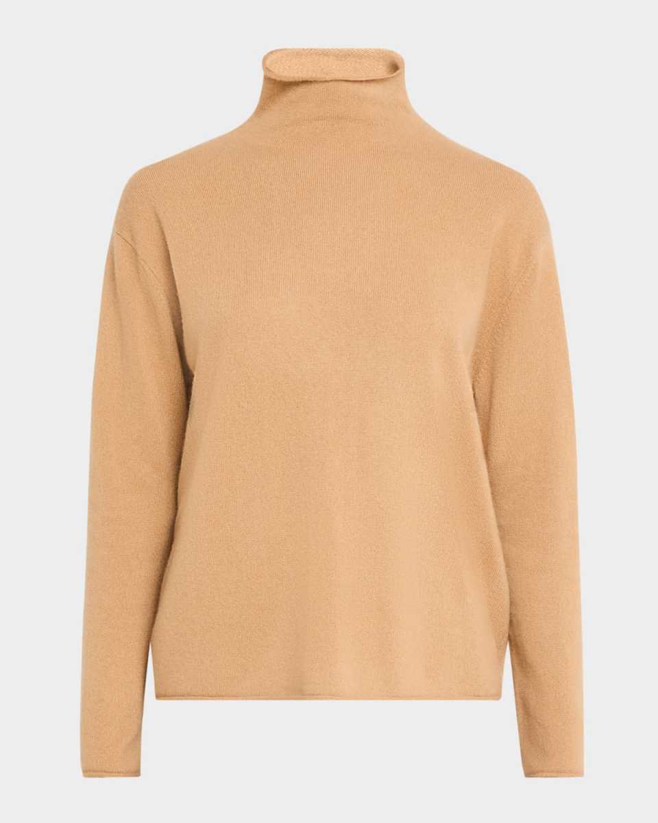 Clio Mock-Neck Cashmere Sweater