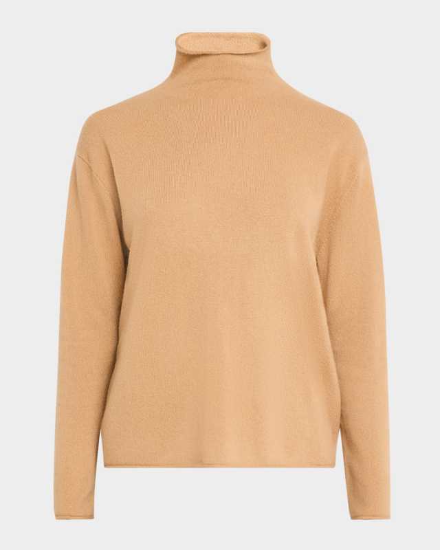 Clio Mock-Neck Cashmere Sweater