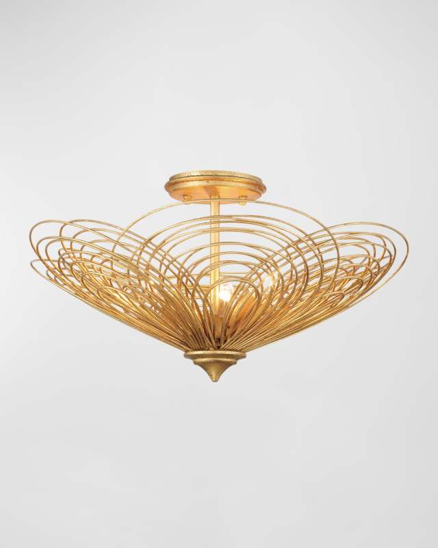 Doral 3-Light Semi-Flush Mount