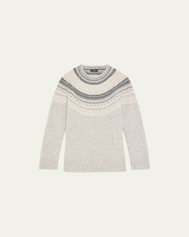 Fair Isle Pullover Sweater