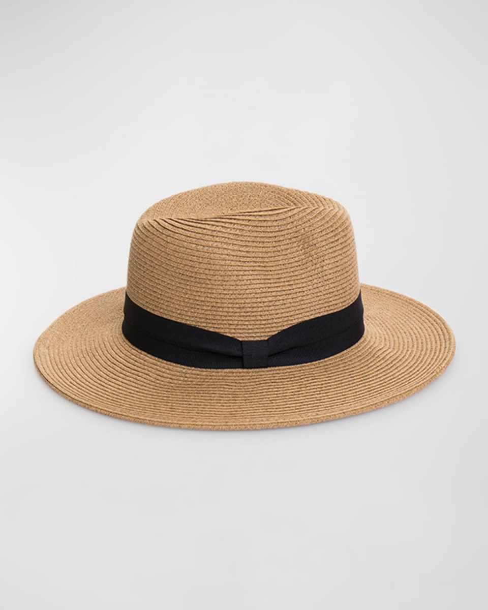 Tobago Straw Fedora With Bow Band