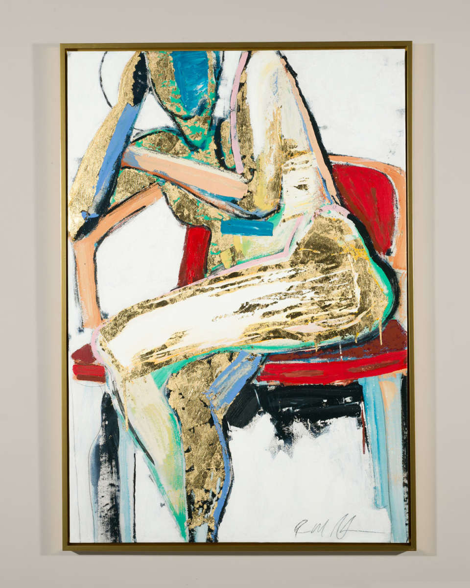"Golden Girl" Giclee Canvas Art by Robert Robinson