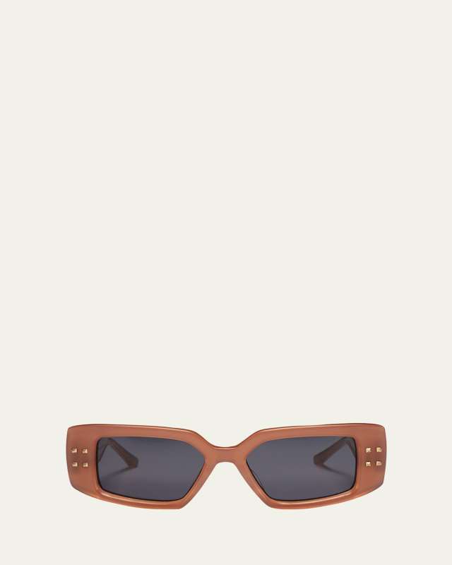 Cinque Rectangle Acetate & Titanium Sunglasses