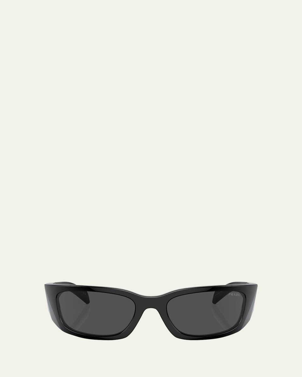 Logo Propionate & Plastic Wrap Sunglasses