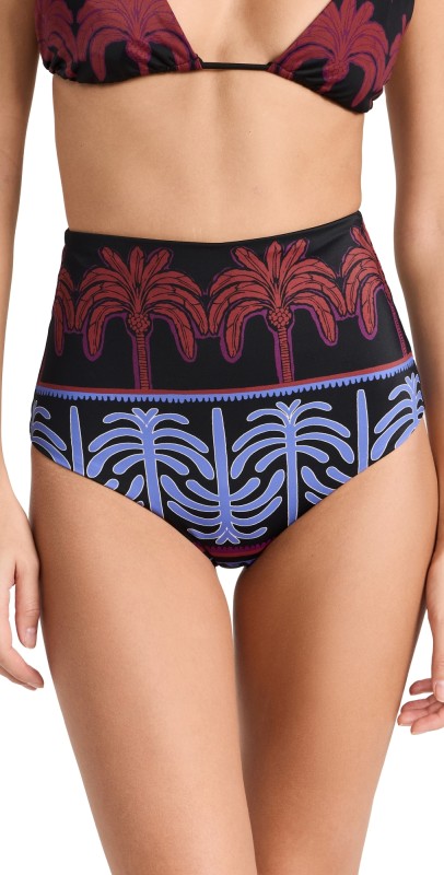 Johanna Ortiz Serengeti Navy Mahaba Bikini Bottoms Serengeti Black/Navy