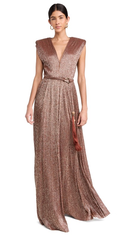 Sabina Musayev Savory Dress Rust